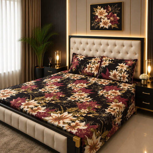 🛏️Superior N.B 3-Piece Bedsheet🛏️ 056
