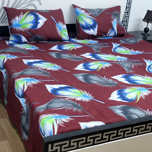 ✨ Supreme Quality 3 Pcs Bedsheets 02✨