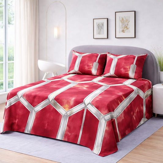 ✨ Supreme Quality 3 Pcs Bedsheet ✨