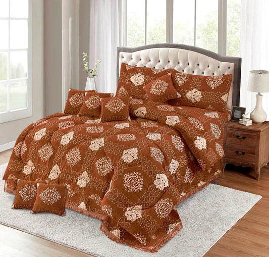 VELVET JAYQUARD BRIDAL RAZAI SETS - 10 Pcs Product 02