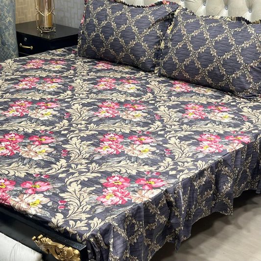 ποΈ 3 Pcs Salonika Frill Bedsheet ποΈ 07