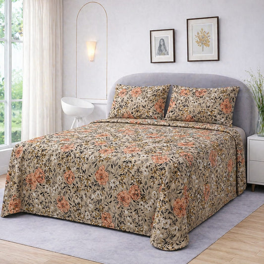 ✨ Supreme Quality 3 Pcs Bedsheet ✨