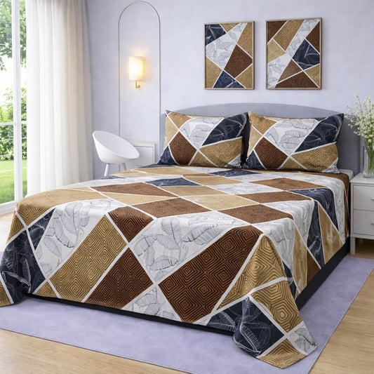 ✨ Supreme Quality 3 Pcs Bedsheet ✨