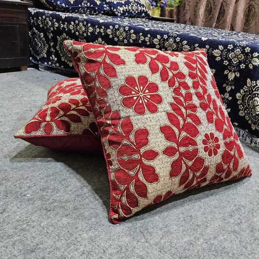 Velvet Jacquard Floor Cushion Covers – Premium & Stylish 015