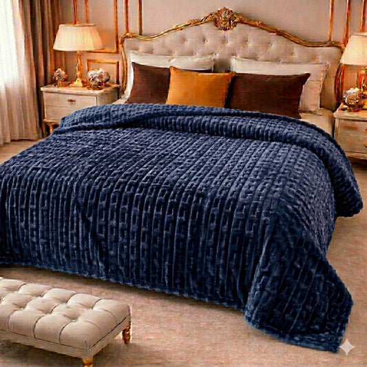 Ultra Soft Double Size Embossed Blanket