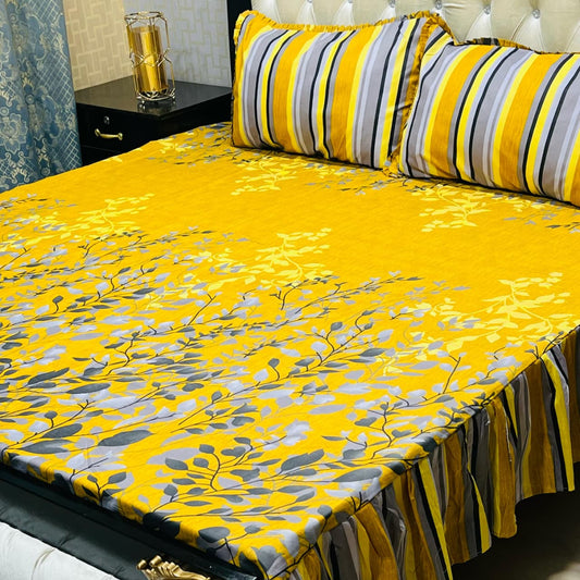 ποΈ 3 Pcs Salonika Frill Bedsheet ποΈ 026