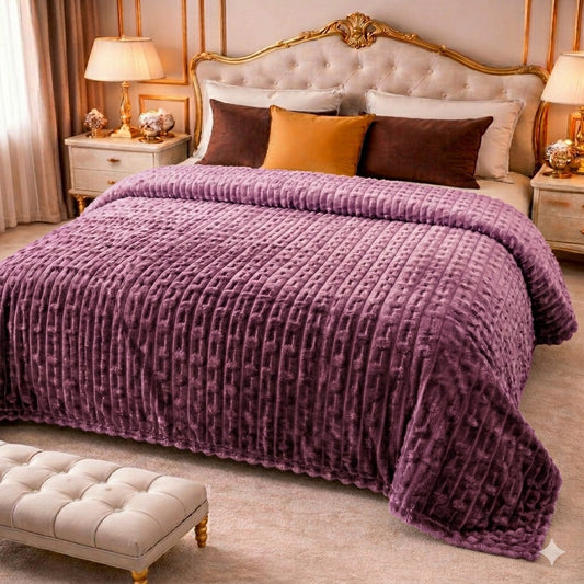 Ultra Soft Double Size Embossed Blanket