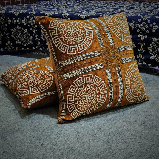 Velvet Jacquard Floor Cushion Covers – Premium & Stylish 023