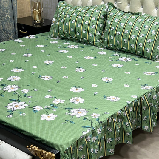 ποΈ 3 Pcs Salonika Frill Bedsheet ποΈ 034