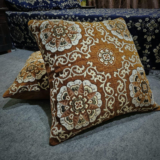 Velvet Jacquard Floor Cushion Covers – Premium & Stylish 03