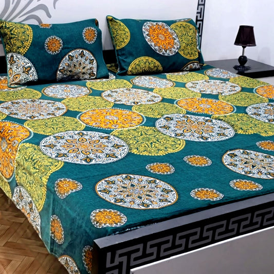 ✨ Supreme Quality 3 Pcs Bedsheets 09✨
