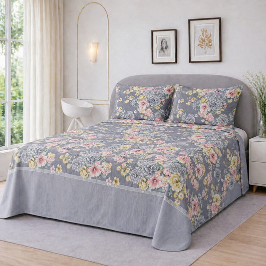 ✨ Supreme Quality 3 Pcs Bedsheet ✨