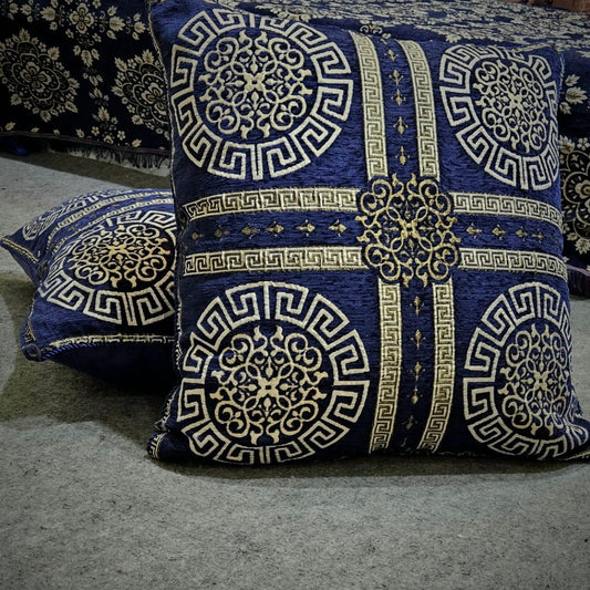 Velvet Jacquard Floor Cushion Covers – Premium & Stylish 04