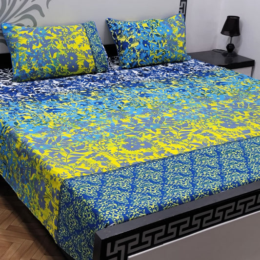 ✨ Supreme Quality 3 Pcs Bedsheets 04✨
