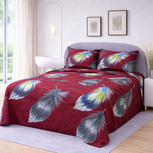 ✨ Supreme Quality 3 Pcs Bedsheet ✨