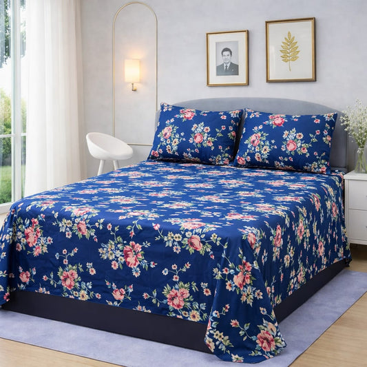 ✨ Supreme Quality 3 Pcs Bedsheet ✨