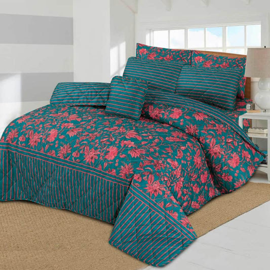 Rurva Cotton Comforter Set - 7pcs - RCS023