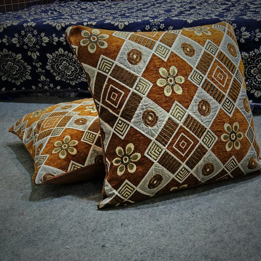 Velvet Jacquard Floor Cushion Covers – Premium & Stylish 07