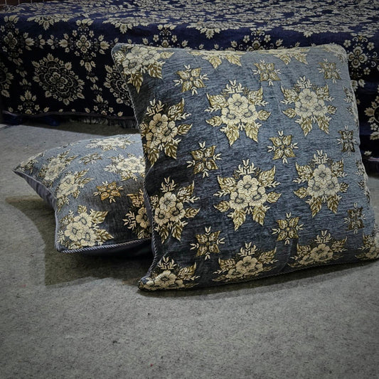 Velvet Jacquard Floor Cushion Covers – Premium & Stylish 014