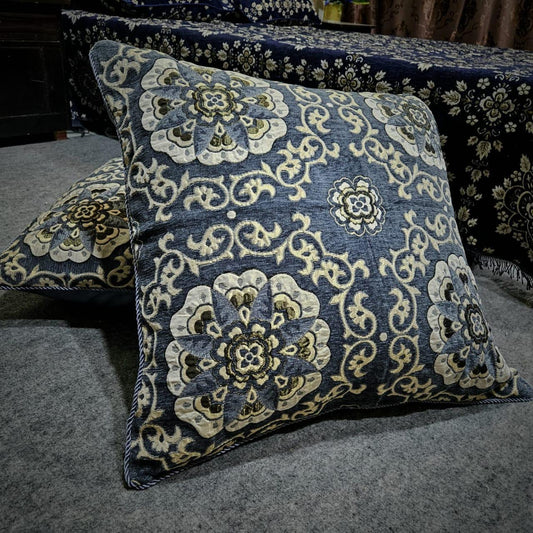Velvet Jacquard Floor Cushion Covers – Premium & Stylish 016