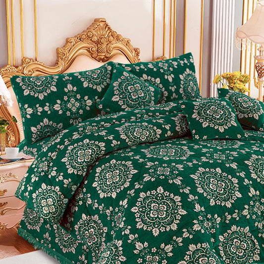 VELVET JAYQUARD BRIDAL RAZAI SETS - 10 Pcs  Product 010