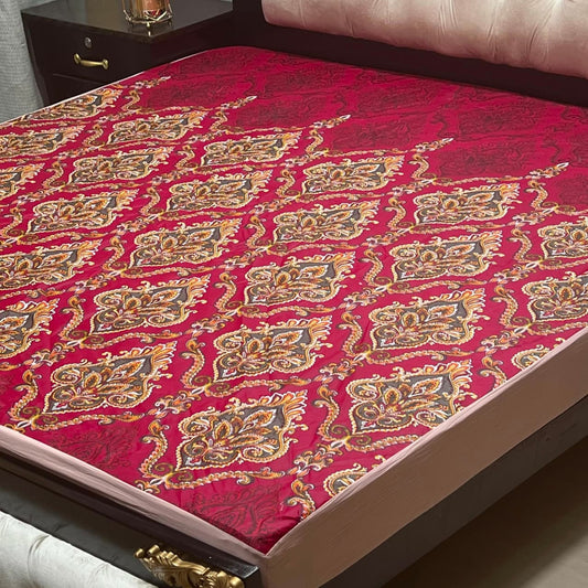 🛏️Printed Mattress Protector Fitted Sheet🛏️025