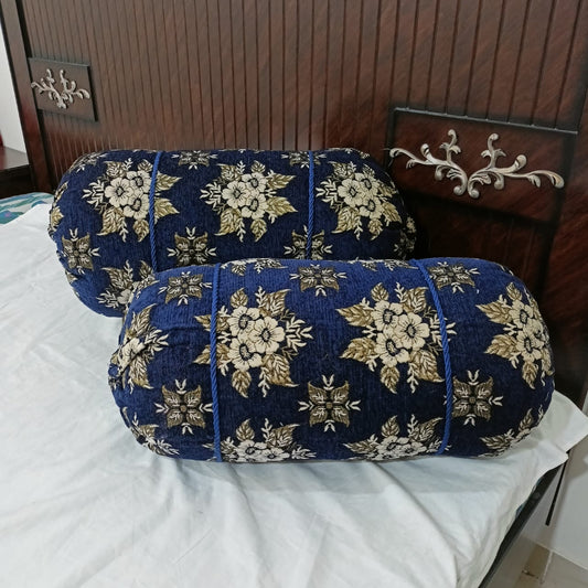 🧵Bolster Pillow Cover with Elegant Finish"🧵019