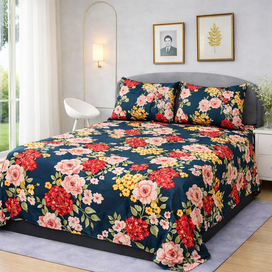 ✨ Supreme Quality 3 Pcs Bedsheet ✨