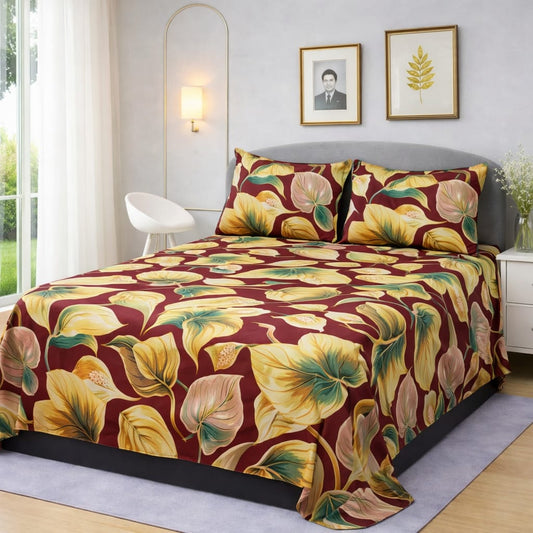 ✨ Supreme Quality 3 Pcs Bedsheet ✨